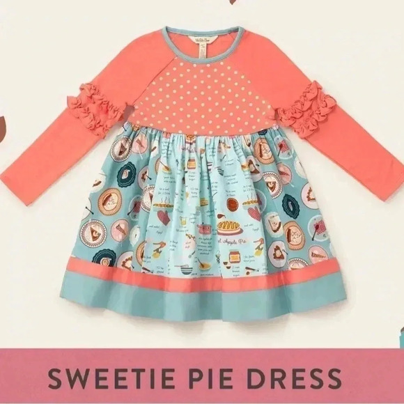 Matilda Jane Other - Matilda Jane Sweetie Pie Dress rare Wonderment collection #30019D girls size 6‎